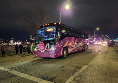 Bus in Edmonton Parade